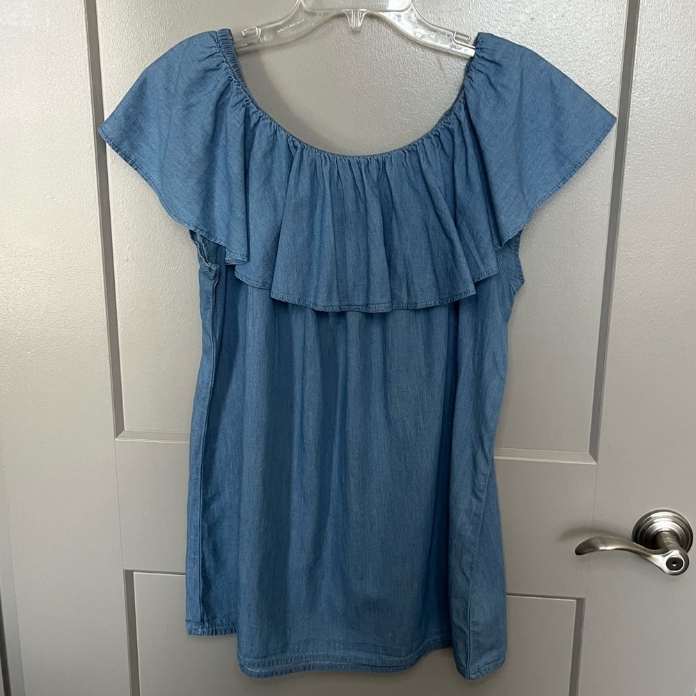 Faded Glory Women’s Denim Dress Size Large